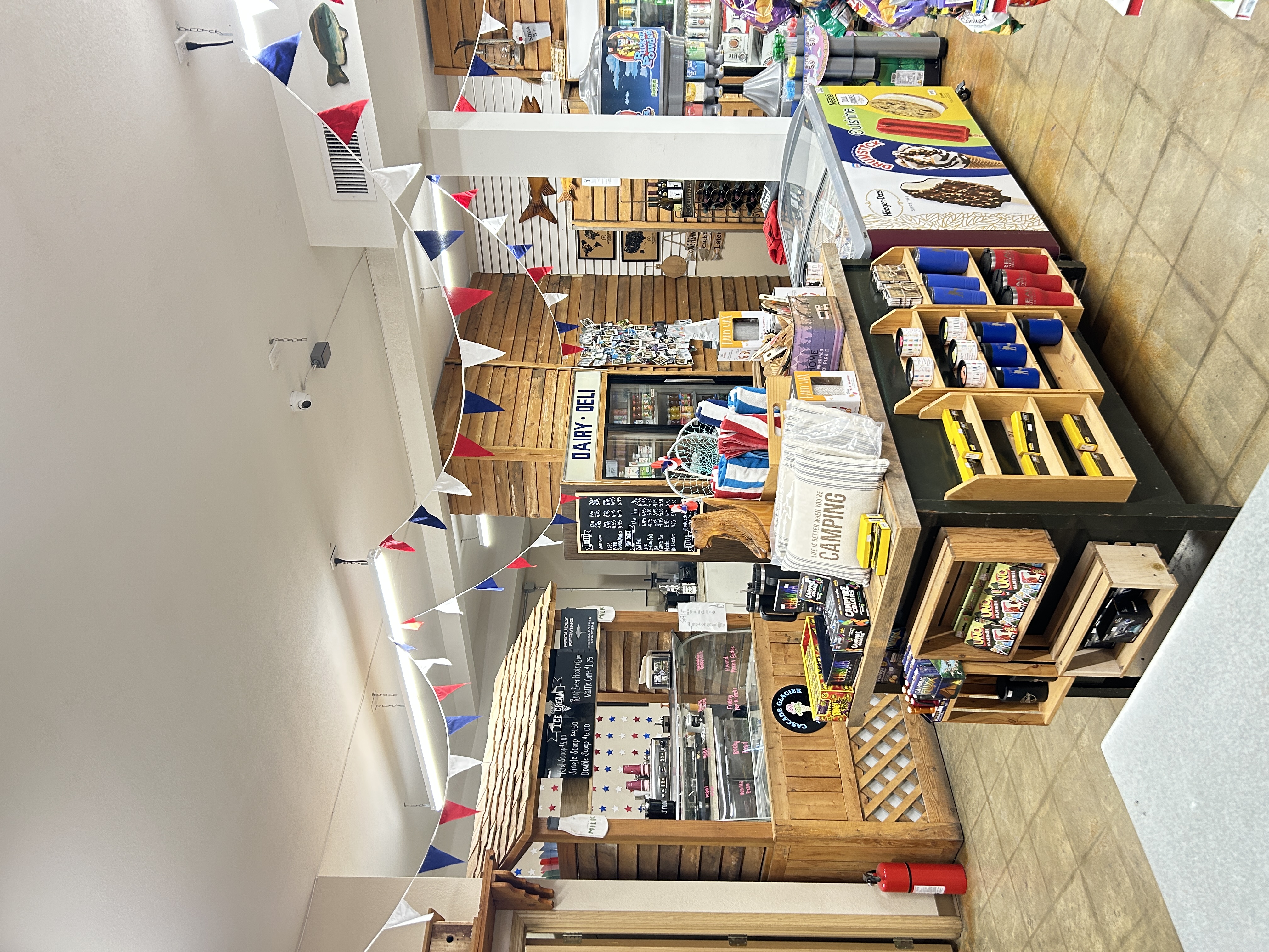 Country store interior